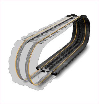 motiondynamics RUBBER TRACKS- continuous wrap, jointless, multi-strand CORROSION RESISTANT STEEL CABLES- "We keep your machine in motion!"